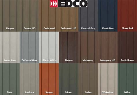 brown metal siding house|emco steel siding color chart.